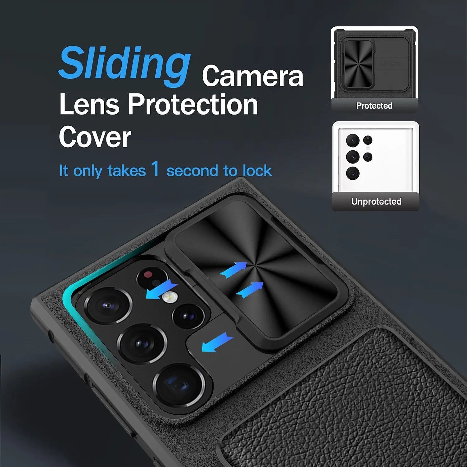 Pinnacle Rugged Shockproof Wallet Card Holder Case For Samsung Galaxy S23 Ultra - Pinnacle Luxuries