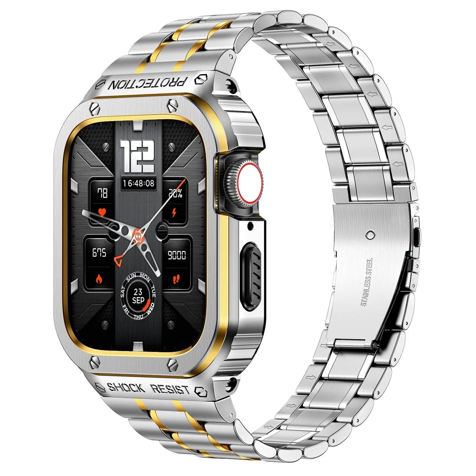 Pinnacle Stainless Steel Band And Case For Apple Watch - Pinnacle Luxuries