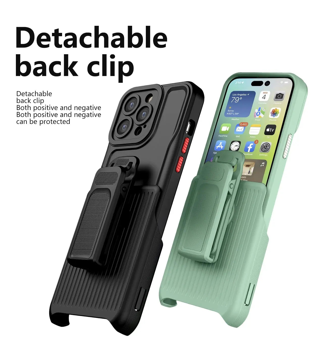 Pinnacle Custom Belt Clip Kickstand Case For iPhone 14 13 12 11 Pro Max - Pinnacle Luxuries