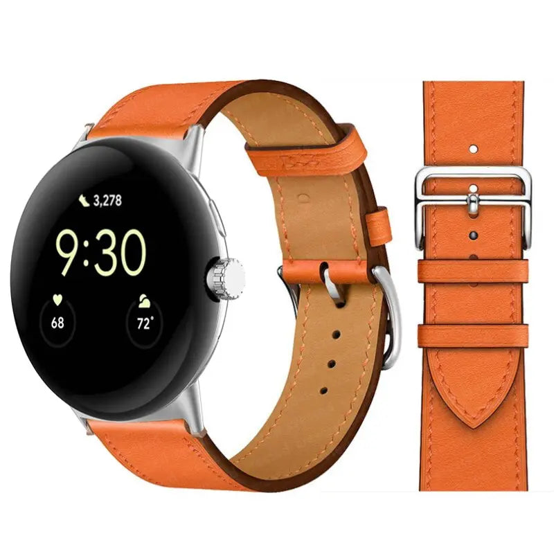 Pinnacle Premium Leather Band For Pixel Watch - Pinnacle Luxuries