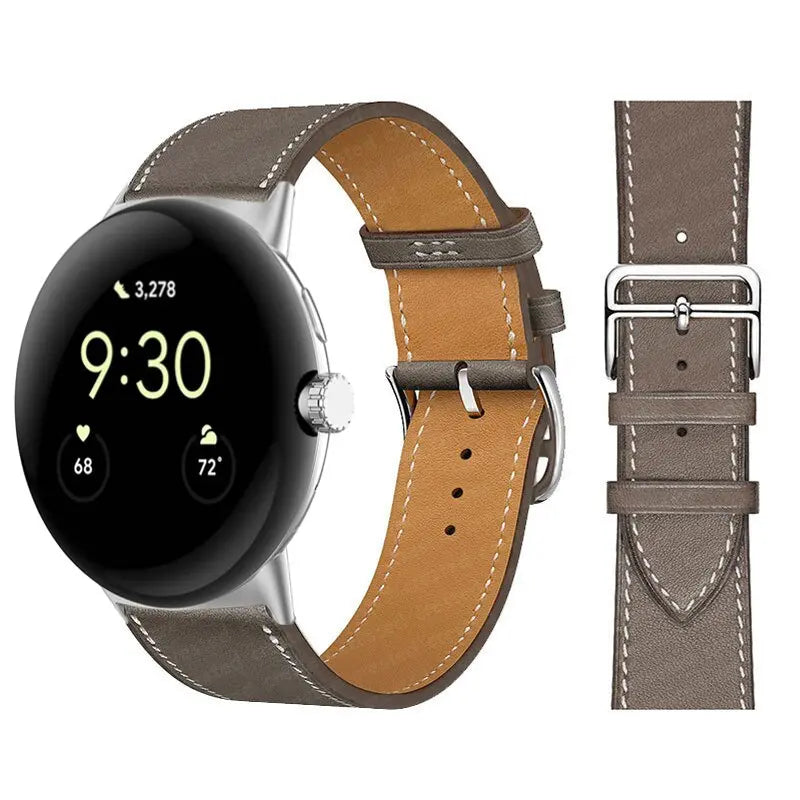 Pinnacle Premium Leather Band For Pixel Watch - Pinnacle Luxuries