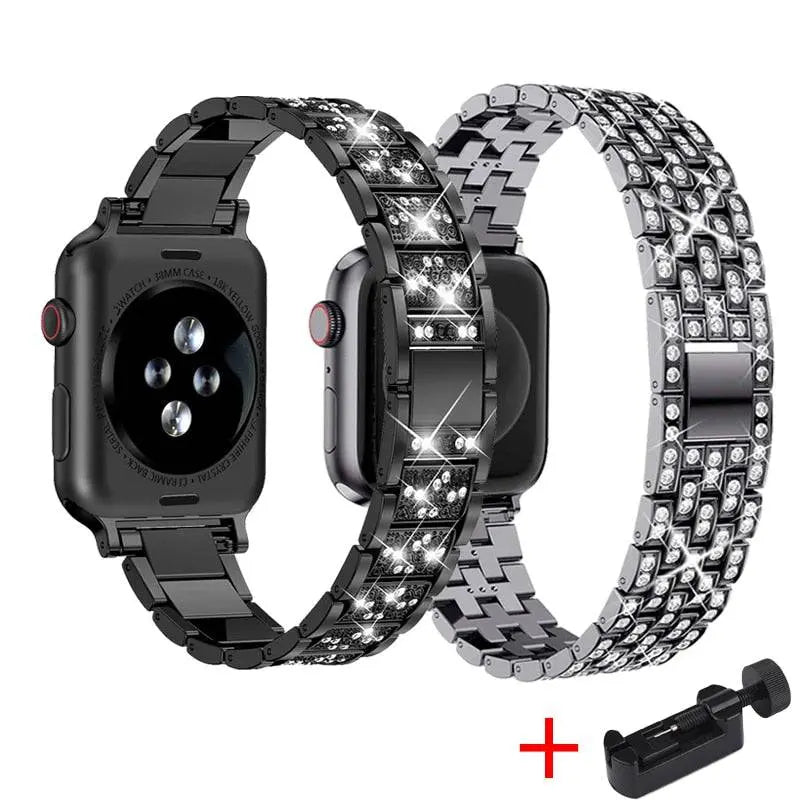 Diva Collection Pair Of Bands For Apple Watch - Pinnacle Luxuries