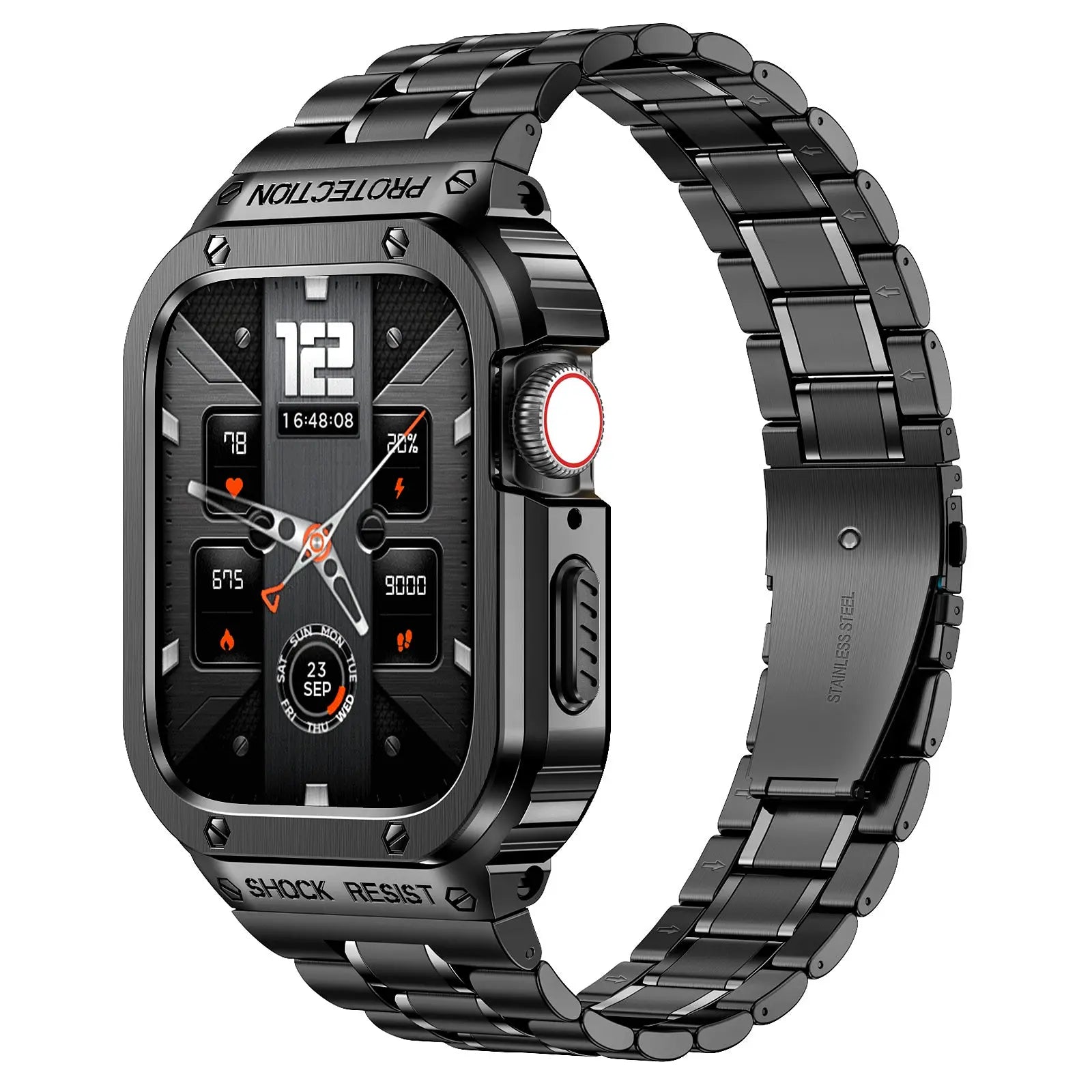 Pinnacle Stainless Steel Band And Case For Apple Watch - Pinnacle Luxuries