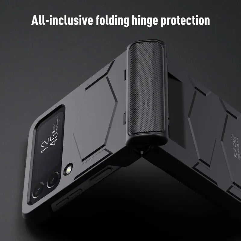 Pinnacle Cobra Metal Hinge Case For Samsung Galaxy Z Flip 4 - Pinnacle Luxuries