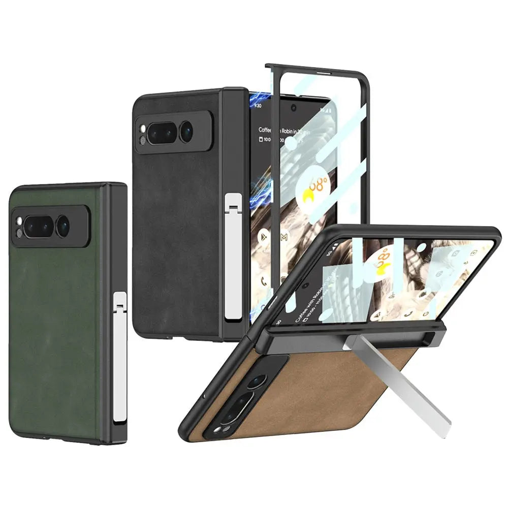 ProGuard Matte Leather Case For Pixel Fold Phone Pinnacle Luxuries