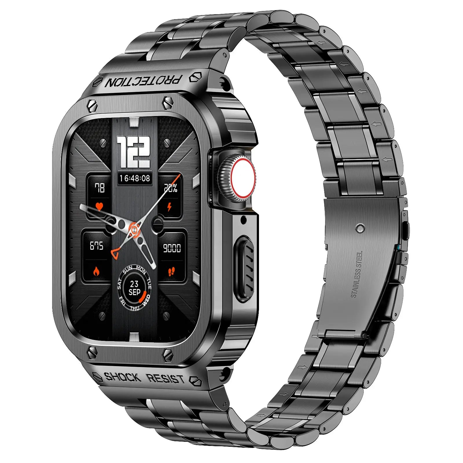 Pinnacle Stainless Steel Band And Case For Apple Watch - Pinnacle Luxuries