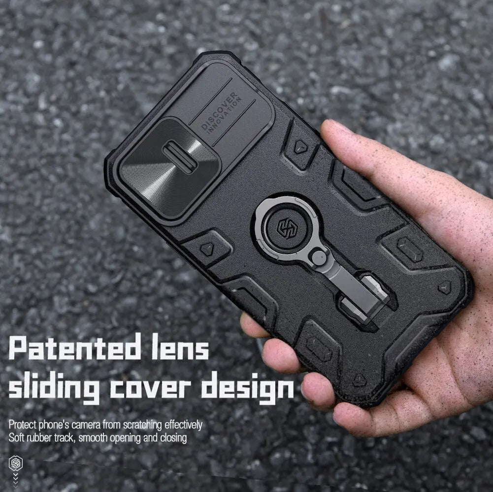 Cam Shield 360 Armor Kickstand Case For iPhone 14 - Pinnacle Luxuries