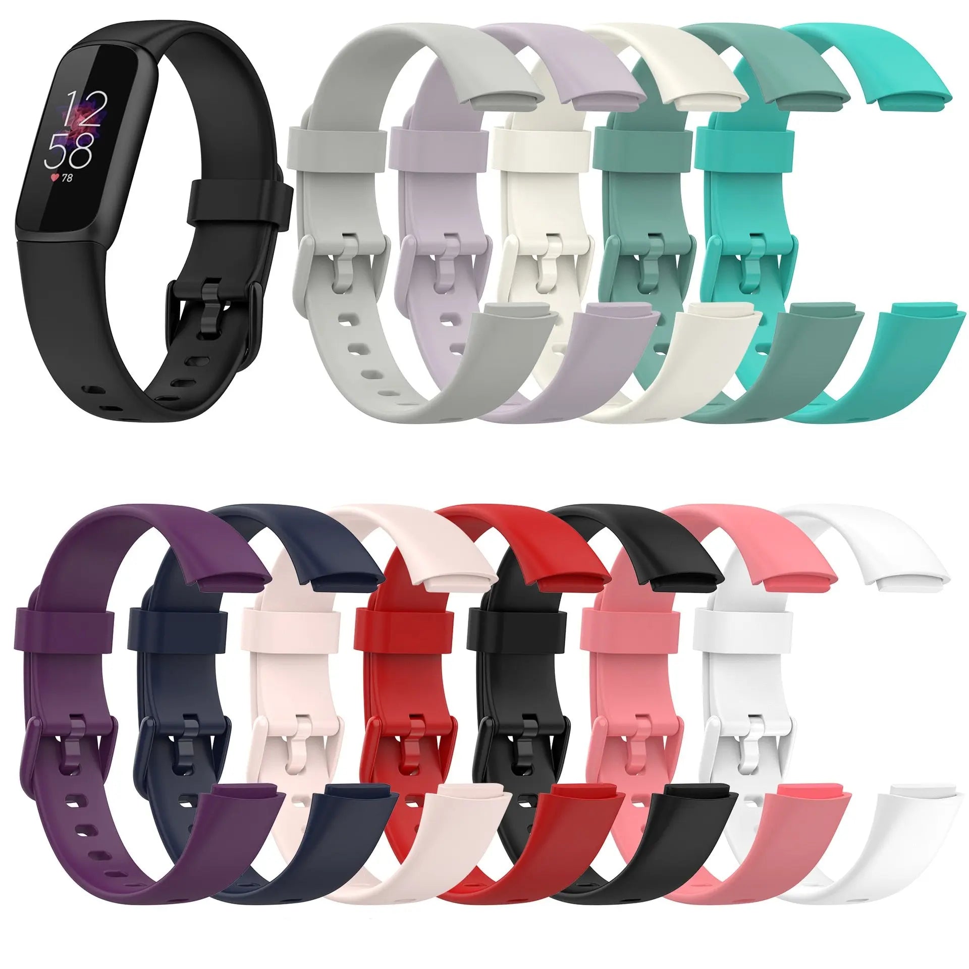 Sport Band For Fitbit Luxe Strap Soft Silicone Smart Watch Wristband Watchband Replacement belt Accessorie For Fitbit Luxe Strap - Pinnacle Luxuries