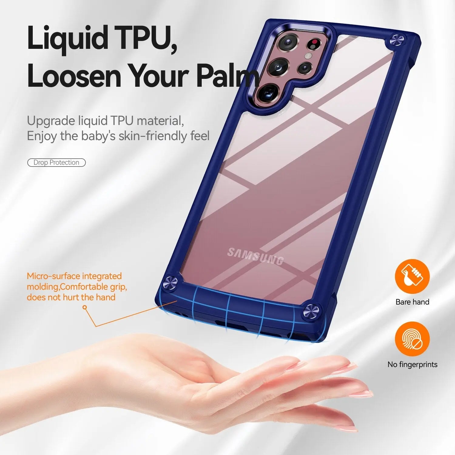 Pinnacle 6-in-1 Case Protection For Samsung Galaxy S22 Ultra - Pinnacle Luxuries