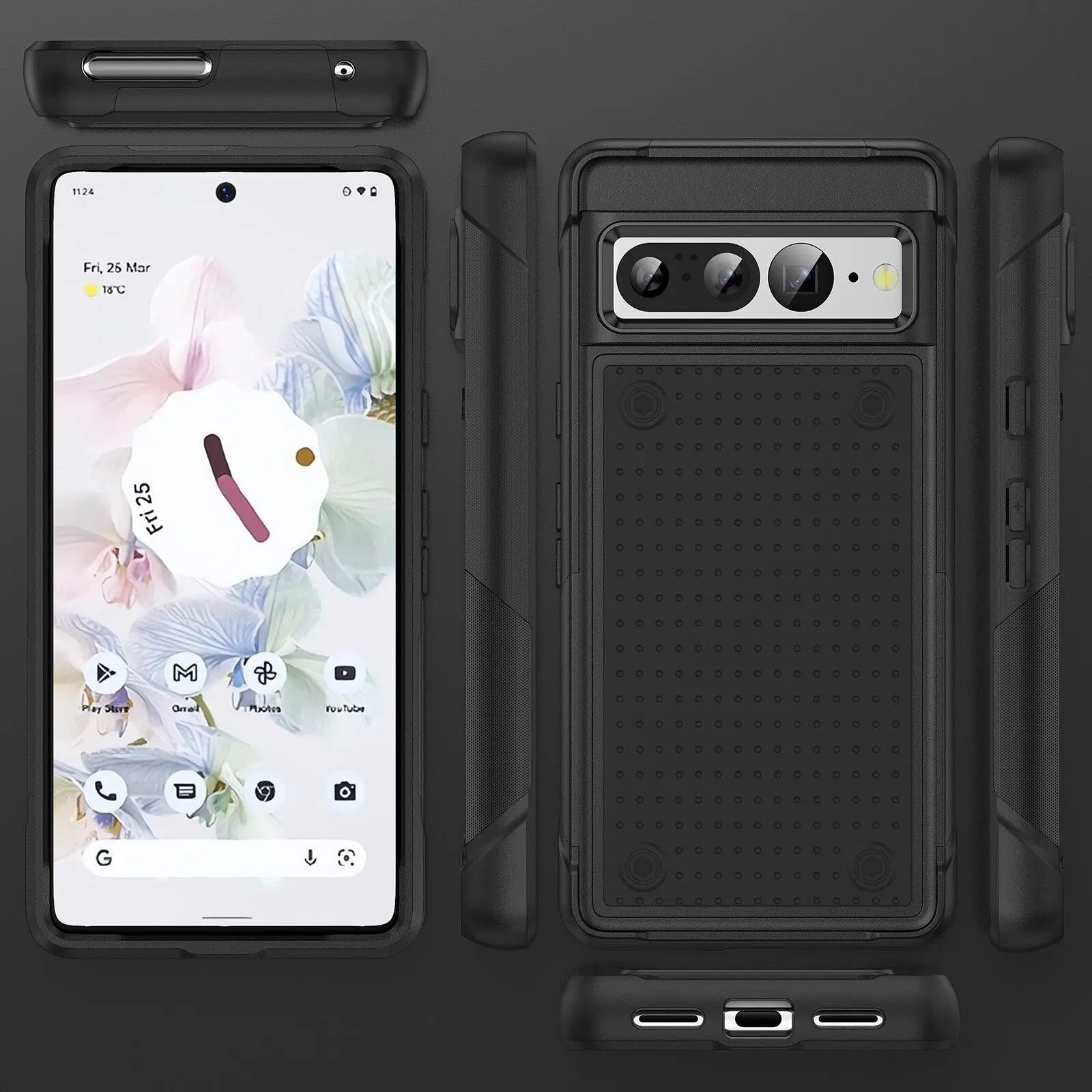 DefenderShieldX Pixel 7 Military-Grade Shockproof Phone Case - Pinnacle Luxuries