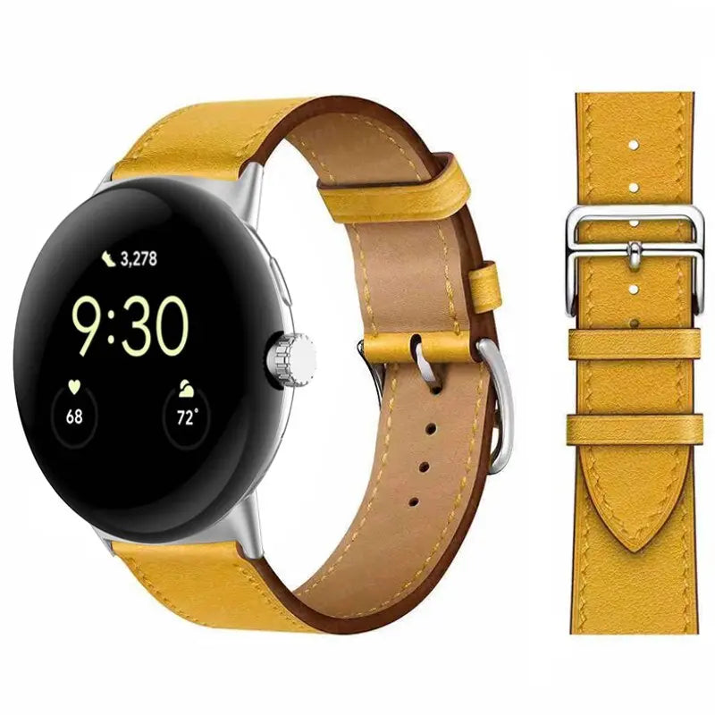 Pinnacle Premium Leather Band For Pixel Watch - Pinnacle Luxuries