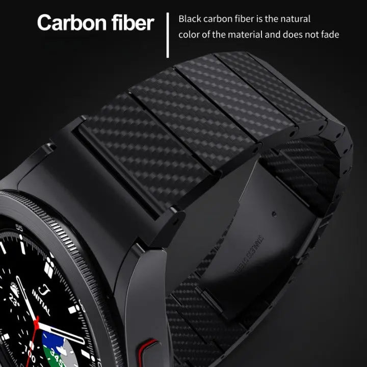 Pinnacle Phantom Carbon Fiber Band For Samsung Galaxy Watch 5 / 5 Pro - Pinnacle Luxuries