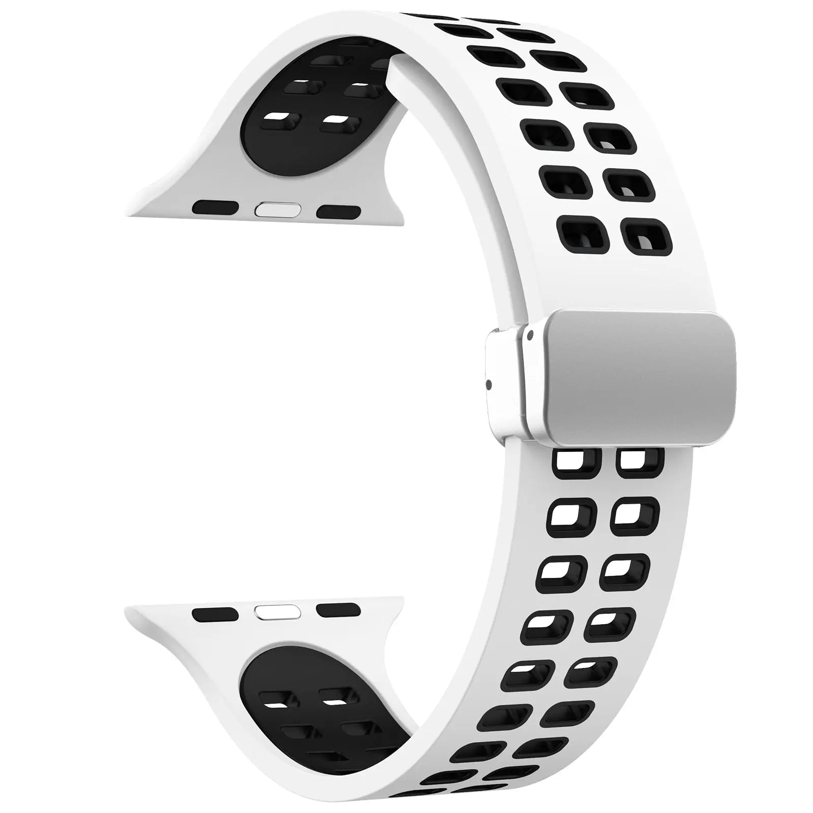 MagSport Silicone Band: Magnetic Metal Buckle Sport Band for Apple Watch - Pinnacle Luxuries