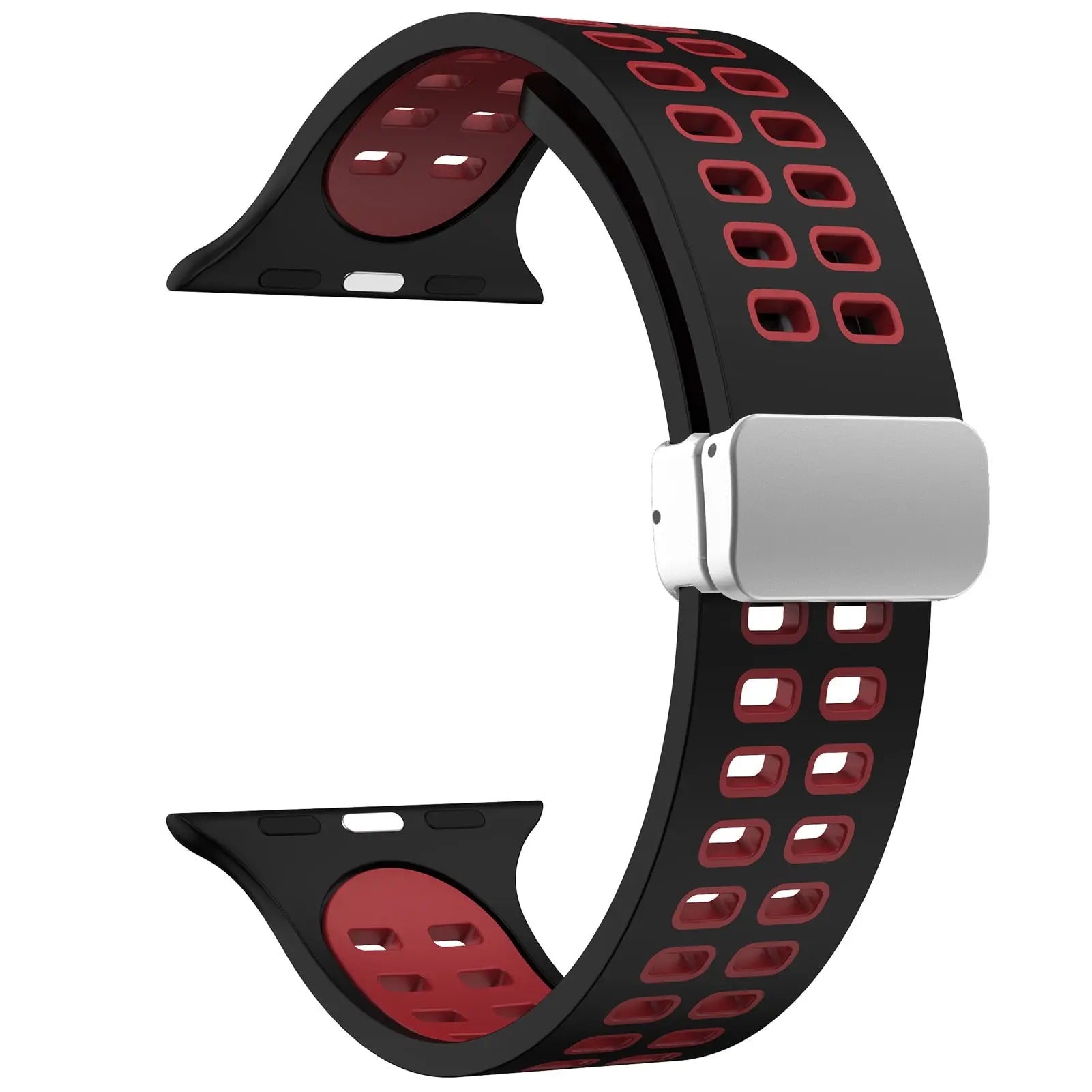 MagSport Silicone Band: Magnetic Metal Buckle Sport Band for Apple Watch - Pinnacle Luxuries