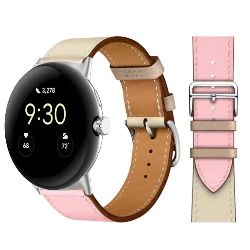 Pinnacle Premium Leather Band For Pixel Watch - Pinnacle Luxuries