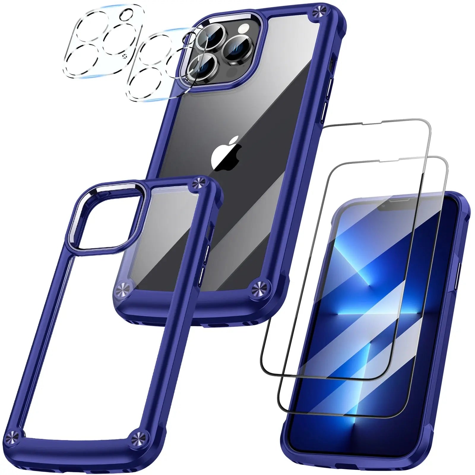 Pinnacle 5-in-1 Case Protection For iPhone 13 12 11 Pro Max XR - Pinnacle Luxuries