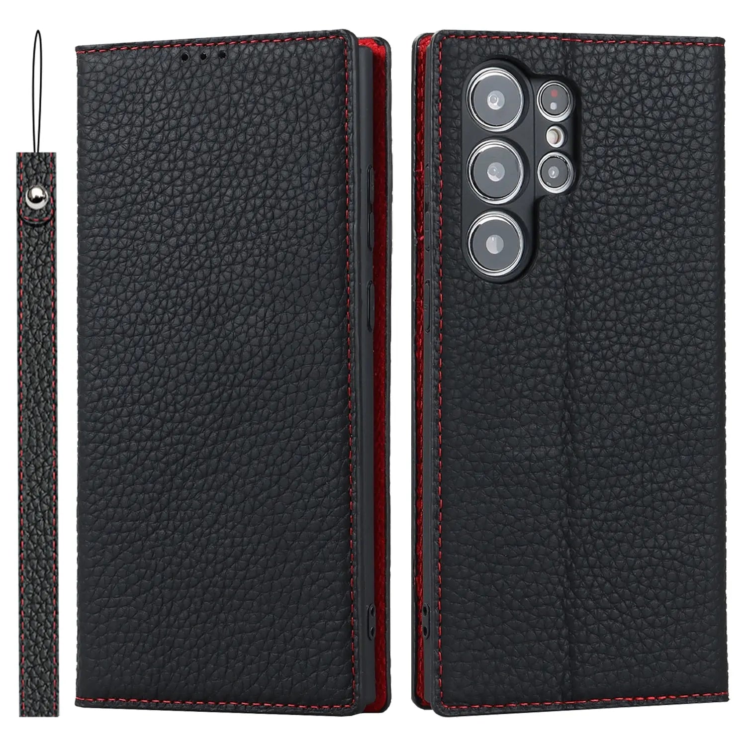 Pinnacle Genuine Leather Wallet Case For Samsung Galaxy S23 Ultra - Pinnacle Luxuries