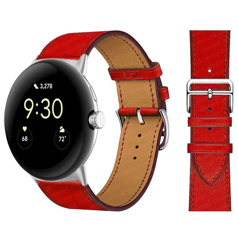 Pinnacle Premium Leather Band For Pixel Watch - Pinnacle Luxuries