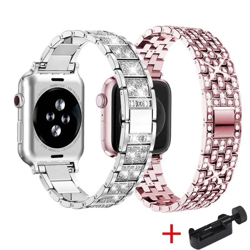 Diva Collection Pair Of Bands For Apple Watch - Pinnacle Luxuries