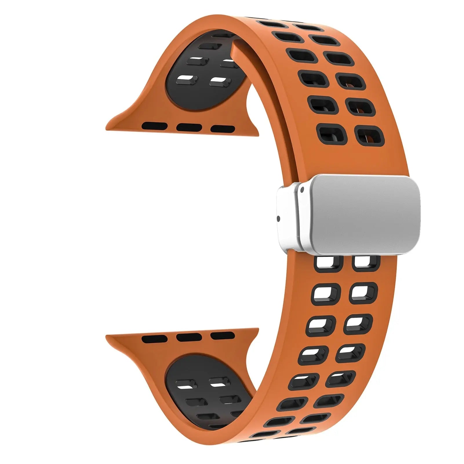 MagSport Silicone Band: Magnetic Metal Buckle Sport Band for Apple Watch - Pinnacle Luxuries