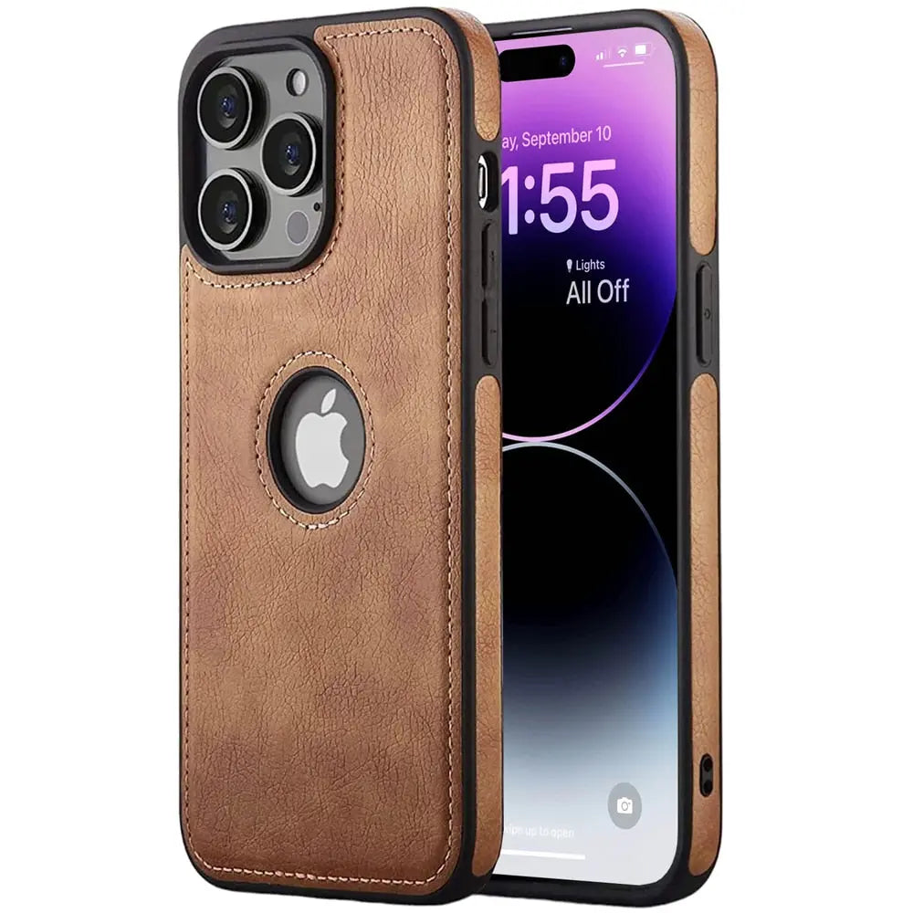 Pinnacle Premium Leather Phone Case For iPhone 14 - Pinnacle Luxuries