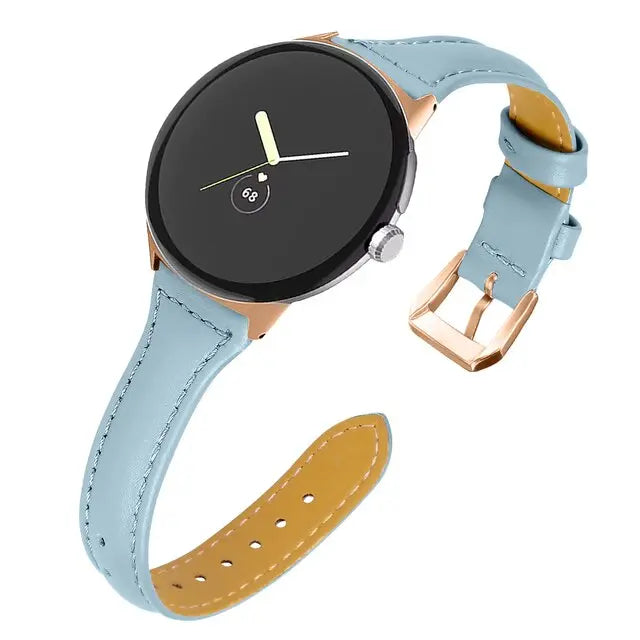 Pinnacle Slim Modern Leather Loop Band For Pixel Watch - Pinnacle Luxuries