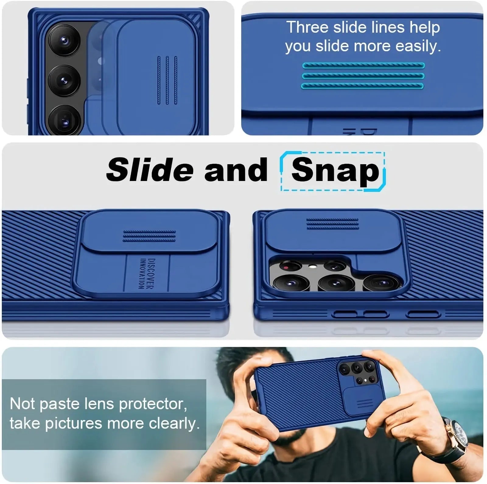 Eagle Eye Lens Protection Case For Samsung Galaxy S23 Ultra - Pinnacle Luxuries