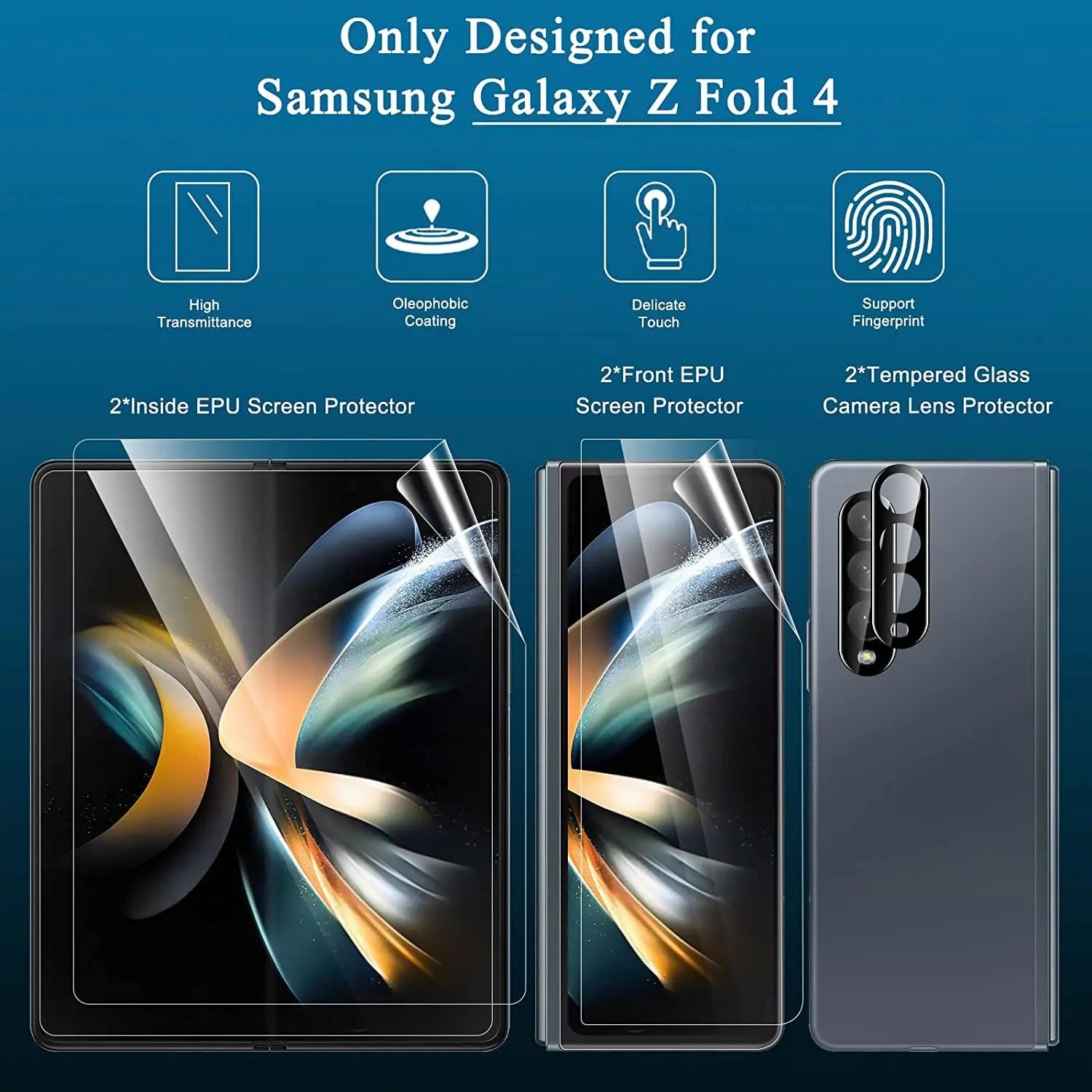 Pinnacle Premium Screen Camera Lens Protectors For Samsung Galaxy Z Fold Flip 3/4 - Pinnacle Luxuries
