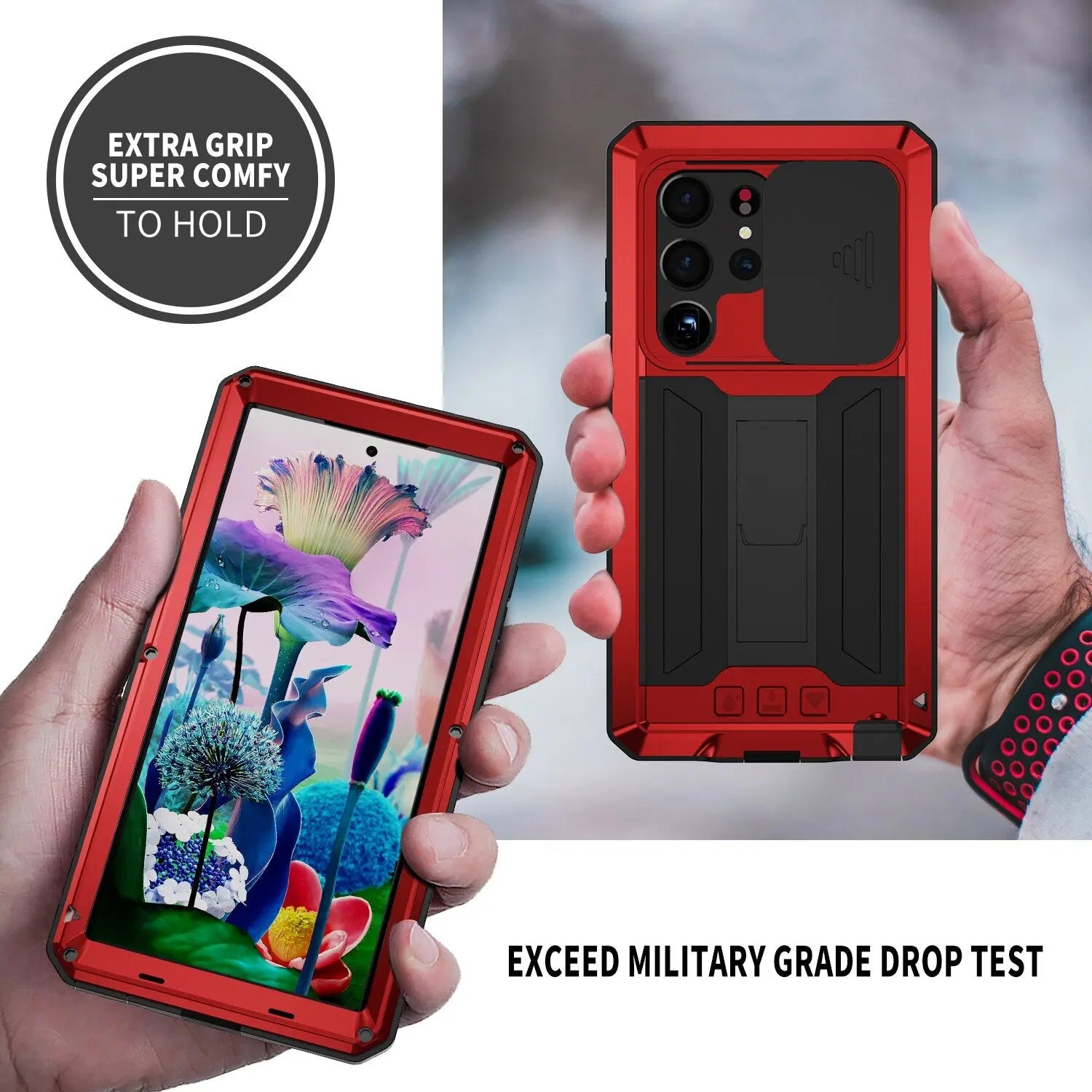 Pinnacle 360 Degree Military Grade Case Screen Protector For Samsung Galaxy S23 Ultra - Pinnacle Luxuries