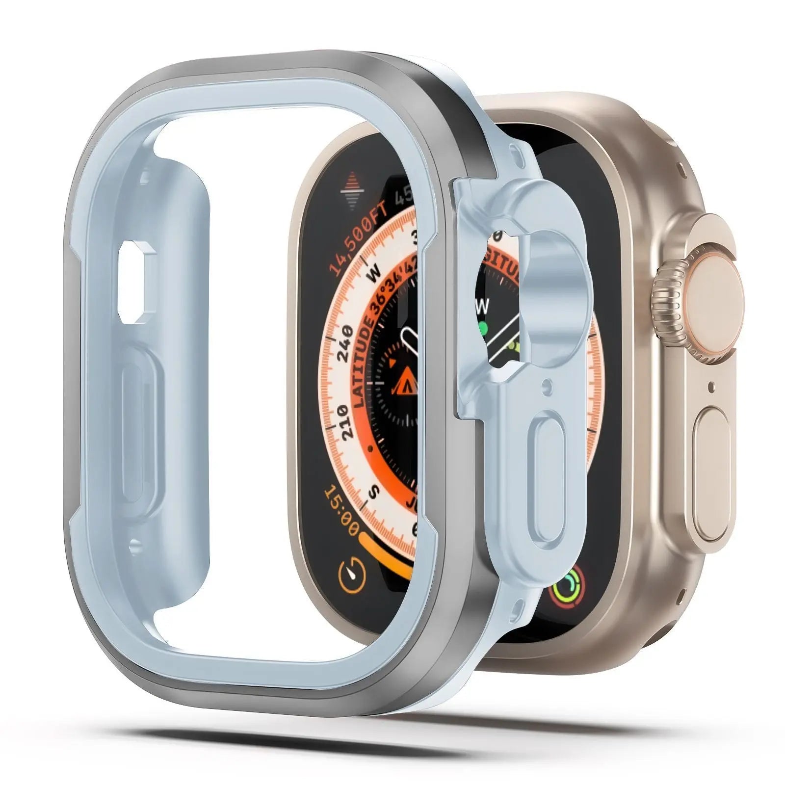 Premium Aluminum Alloy Case Bumper For Apple Watch - Pinnacle Luxuries