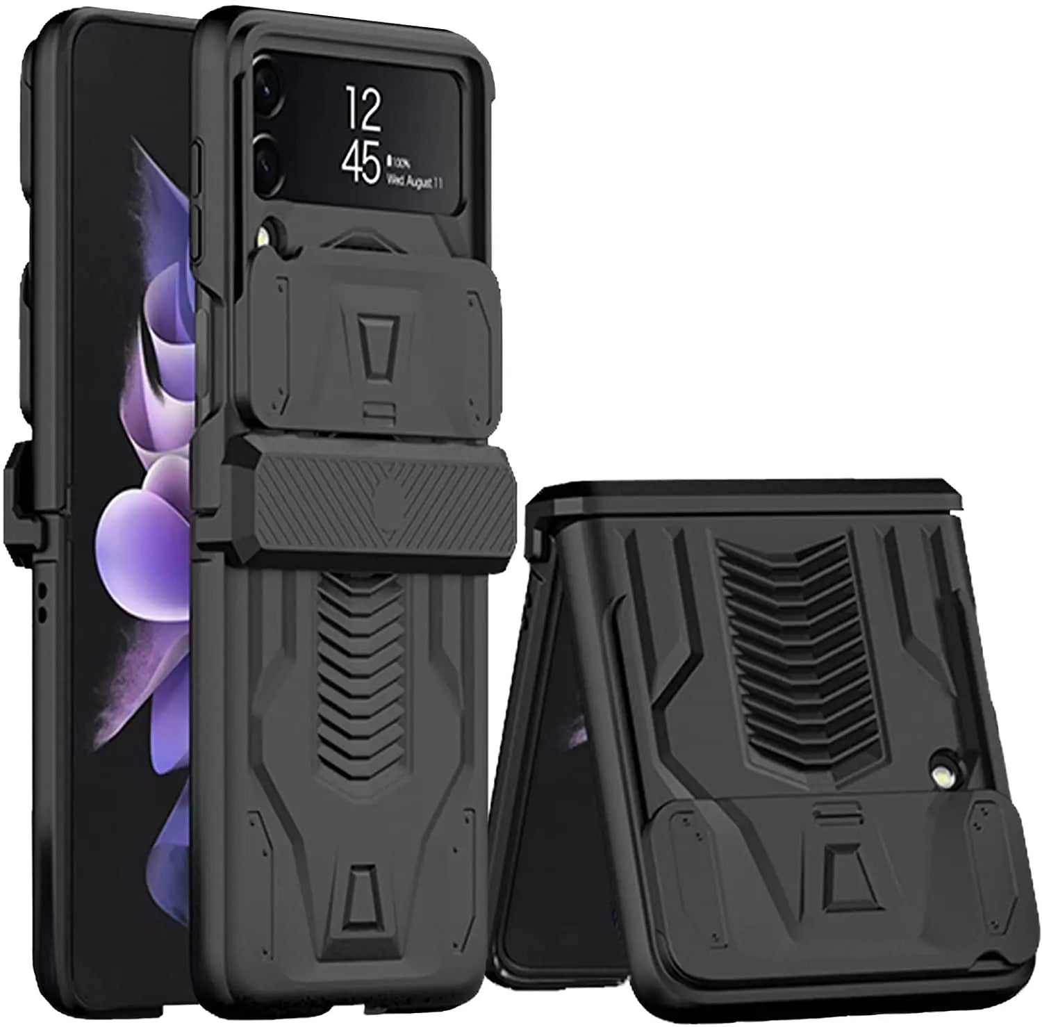 Stealth Rhino Armor Case For Samsung Galaxy Z Flip 3 Flip 4 - Pinnacle Luxuries