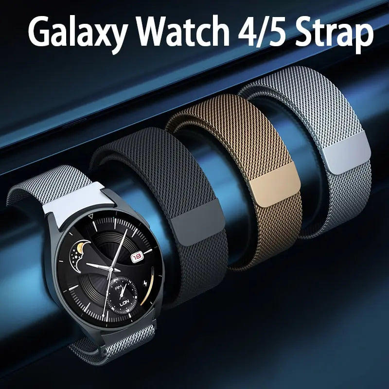 EleganceMesh Stainless Steel Mesh Band for Samsung Galaxy Watch 4 and Galaxy Watch 5 Pinnacle Luxuries