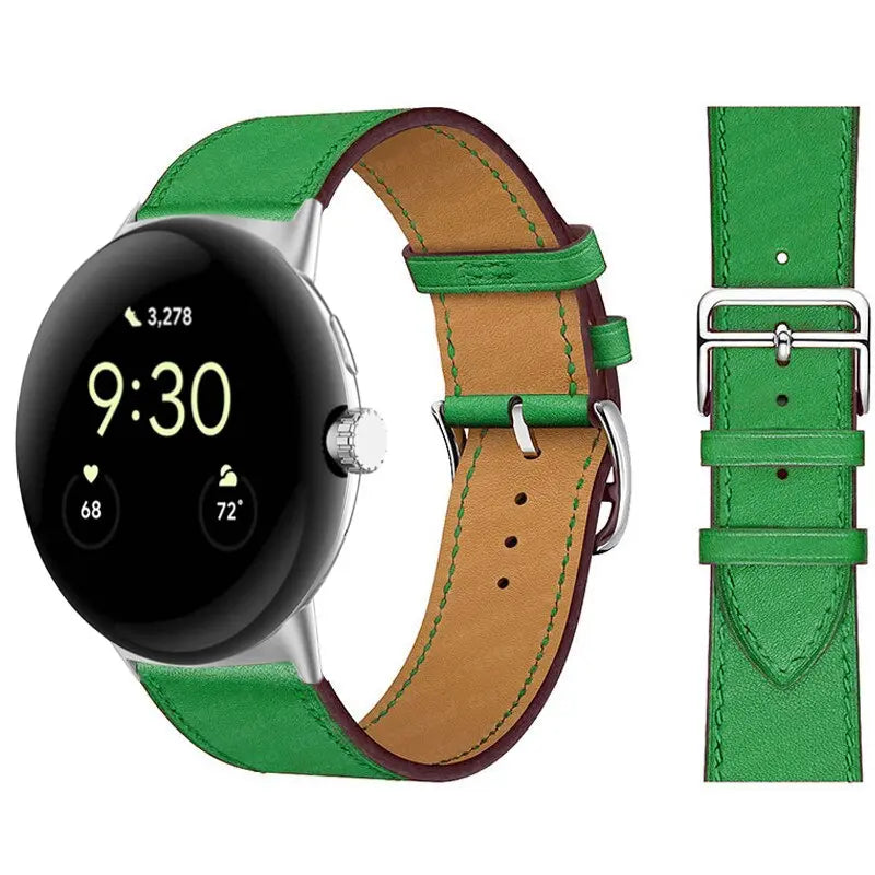 Pinnacle Premium Leather Band For Pixel Watch - Pinnacle Luxuries
