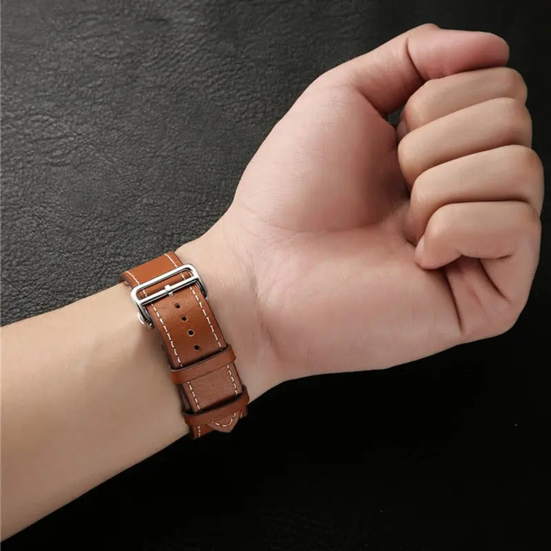 Pinnacle Premium Leather Band For Pixel Watch - Pinnacle Luxuries