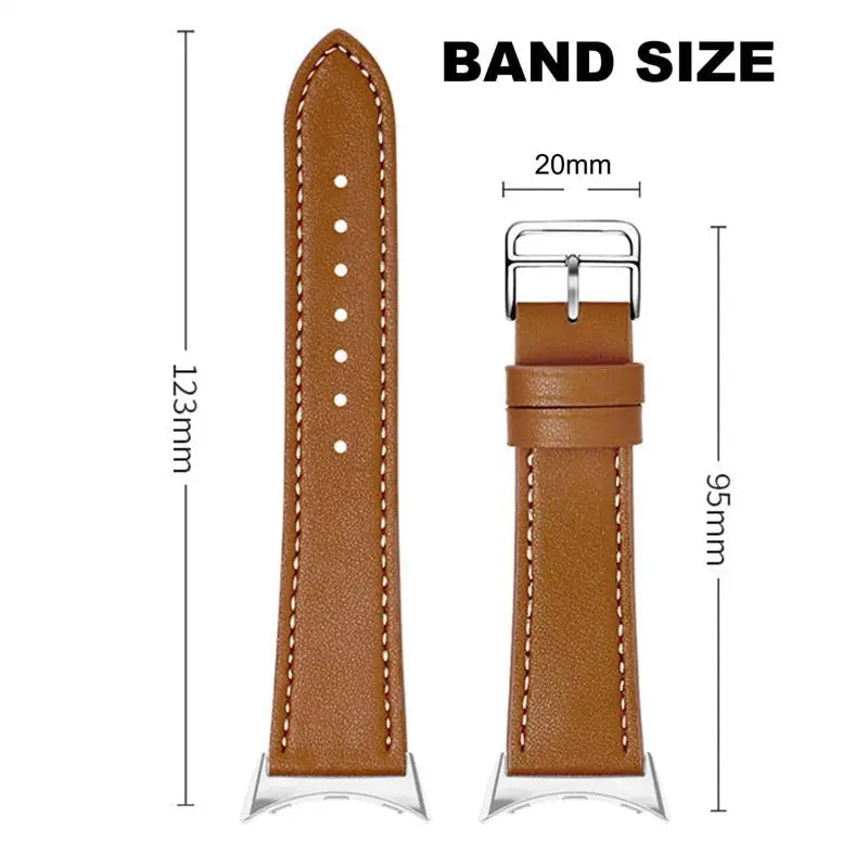 Pinnacle Premium Leather Band For Pixel Watch - Pinnacle Luxuries