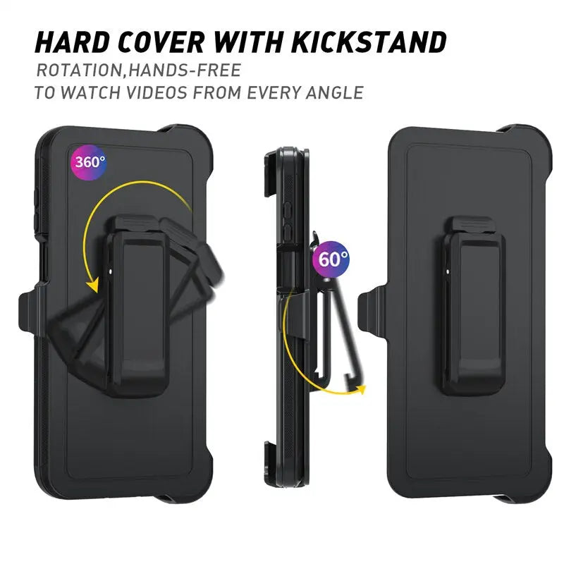 StyluGuard Kickstand Belt Clip Case For Motorola G 5G Stylus - Pinnacle Luxuries