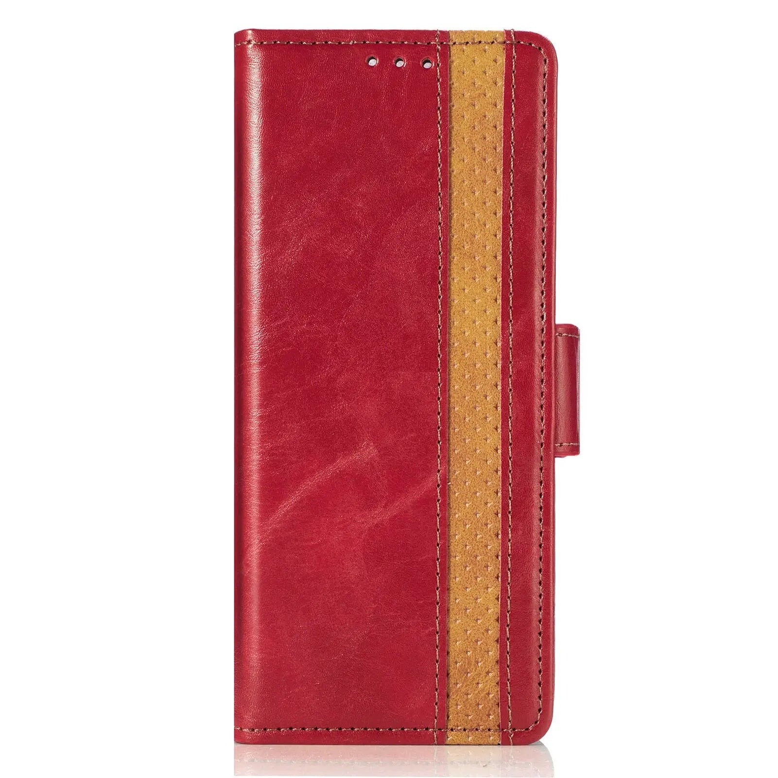 Premium Vintage Leather Wallet Case For Samsung Galaxy Z Fold 4 Fold 3 - Pinnacle Luxuries