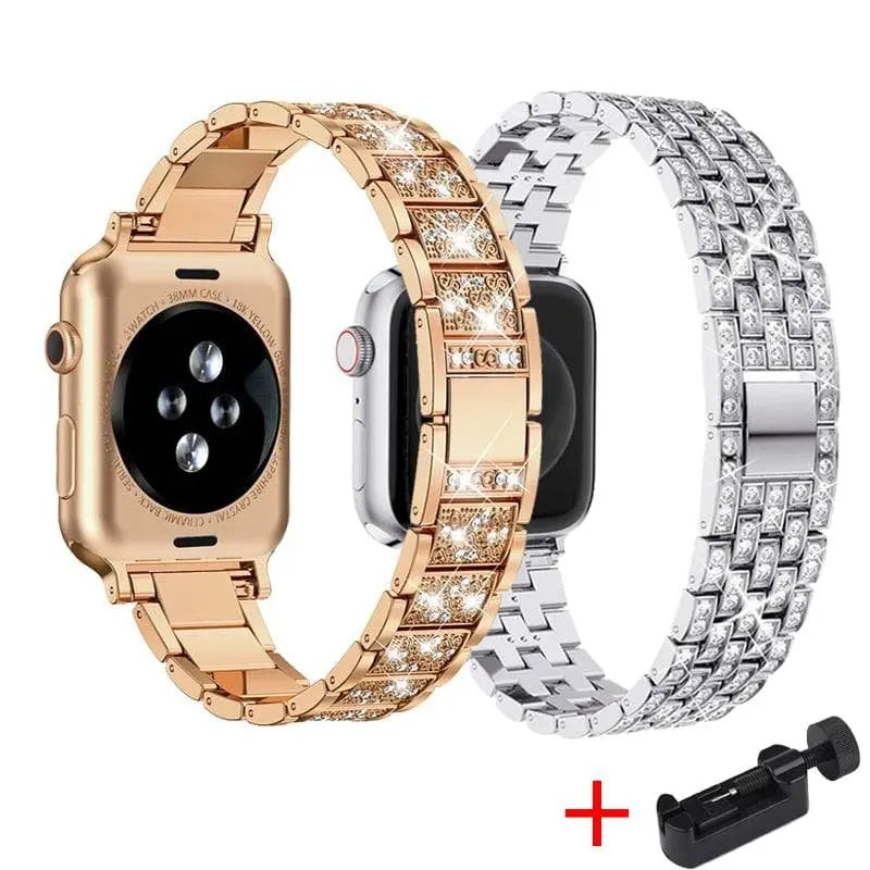 Diva Collection Pair Of Bands For Apple Watch - Pinnacle Luxuries