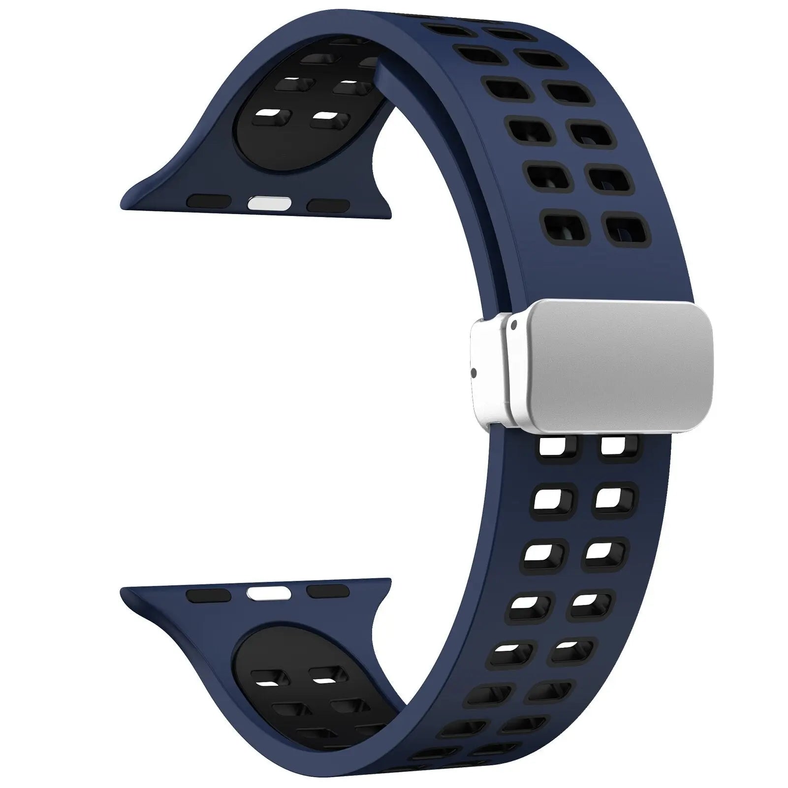 MagSport Silicone Band: Magnetic Metal Buckle Sport Band for Apple Watch - Pinnacle Luxuries