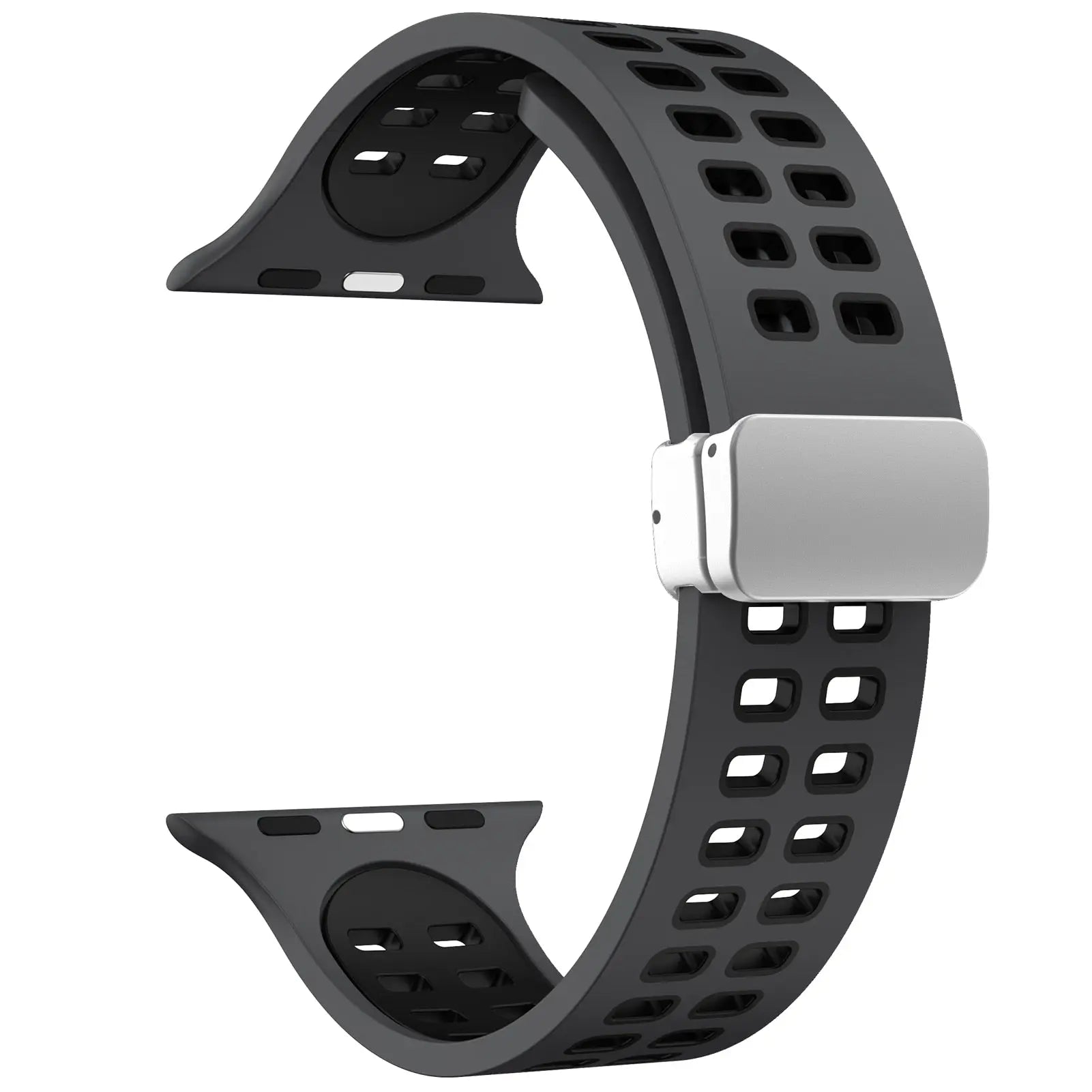 MagSport Silicone Band: Magnetic Metal Buckle Sport Band for Apple Watch - Pinnacle Luxuries