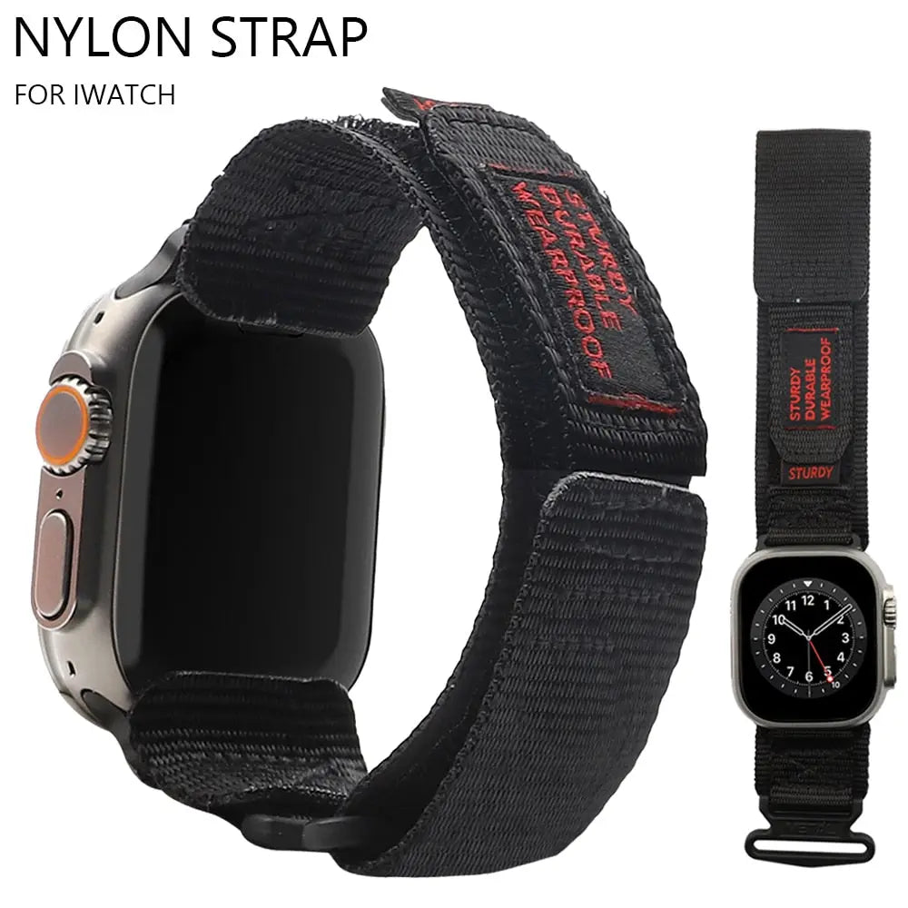 AquaFlex Pro: Custom Edition Premium Waterproof Nylon Band for Apple Watch Pinnacle Luxuries