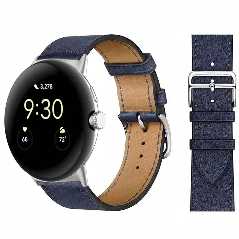 Pinnacle Premium Leather Band For Pixel Watch - Pinnacle Luxuries