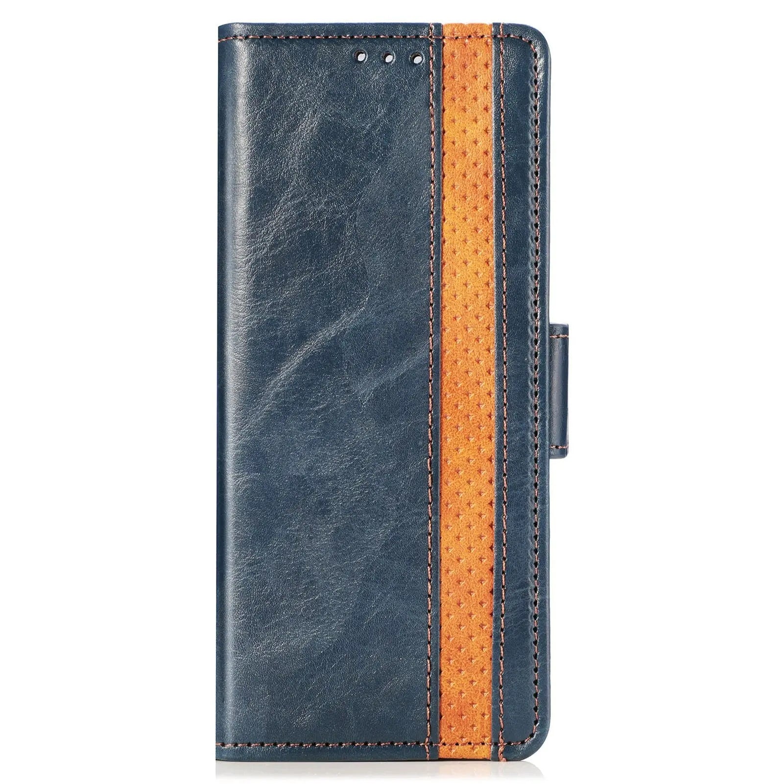 Premium Vintage Leather Wallet Case For Samsung Galaxy Z Fold 4 Fold 3 - Pinnacle Luxuries