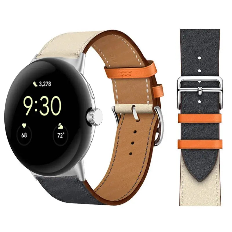 Pinnacle Premium Leather Band For Pixel Watch - Pinnacle Luxuries