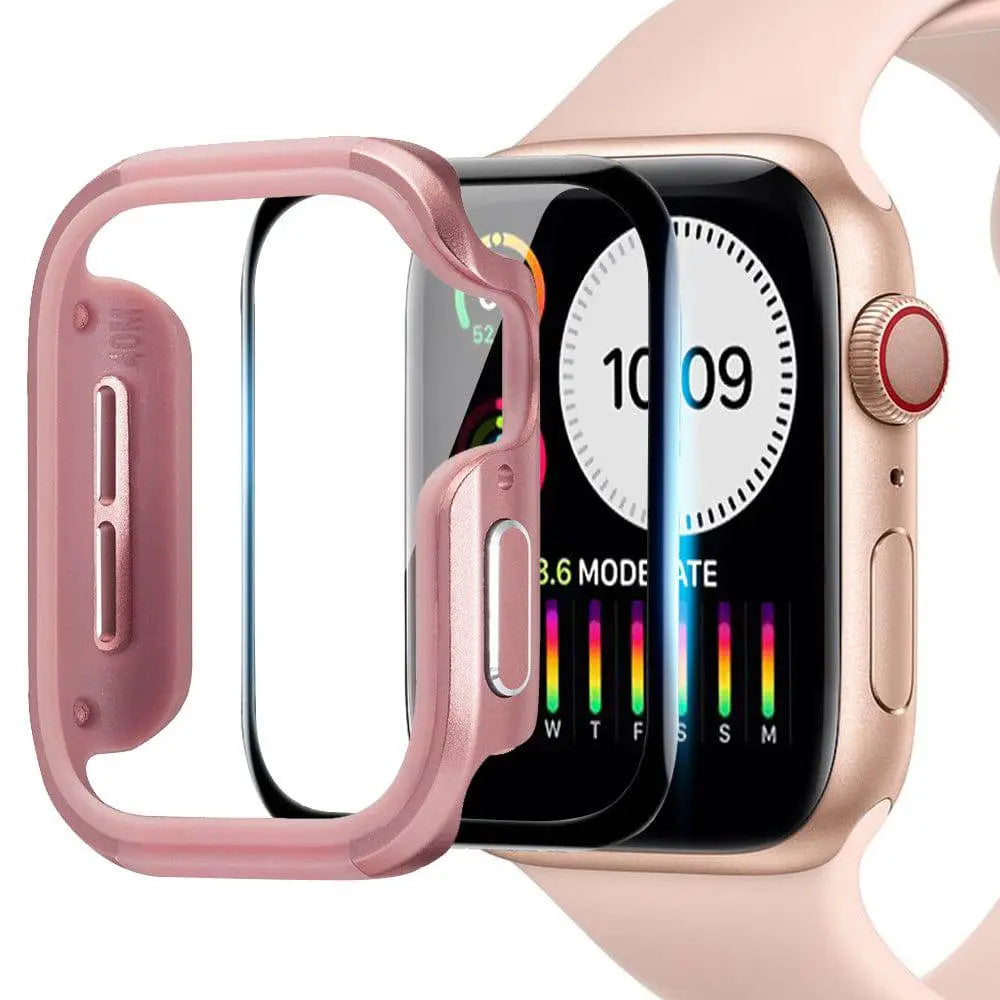 Apple Watch SE Series 6 Aluminum Screen Protector Case - Pinnacle Luxuries