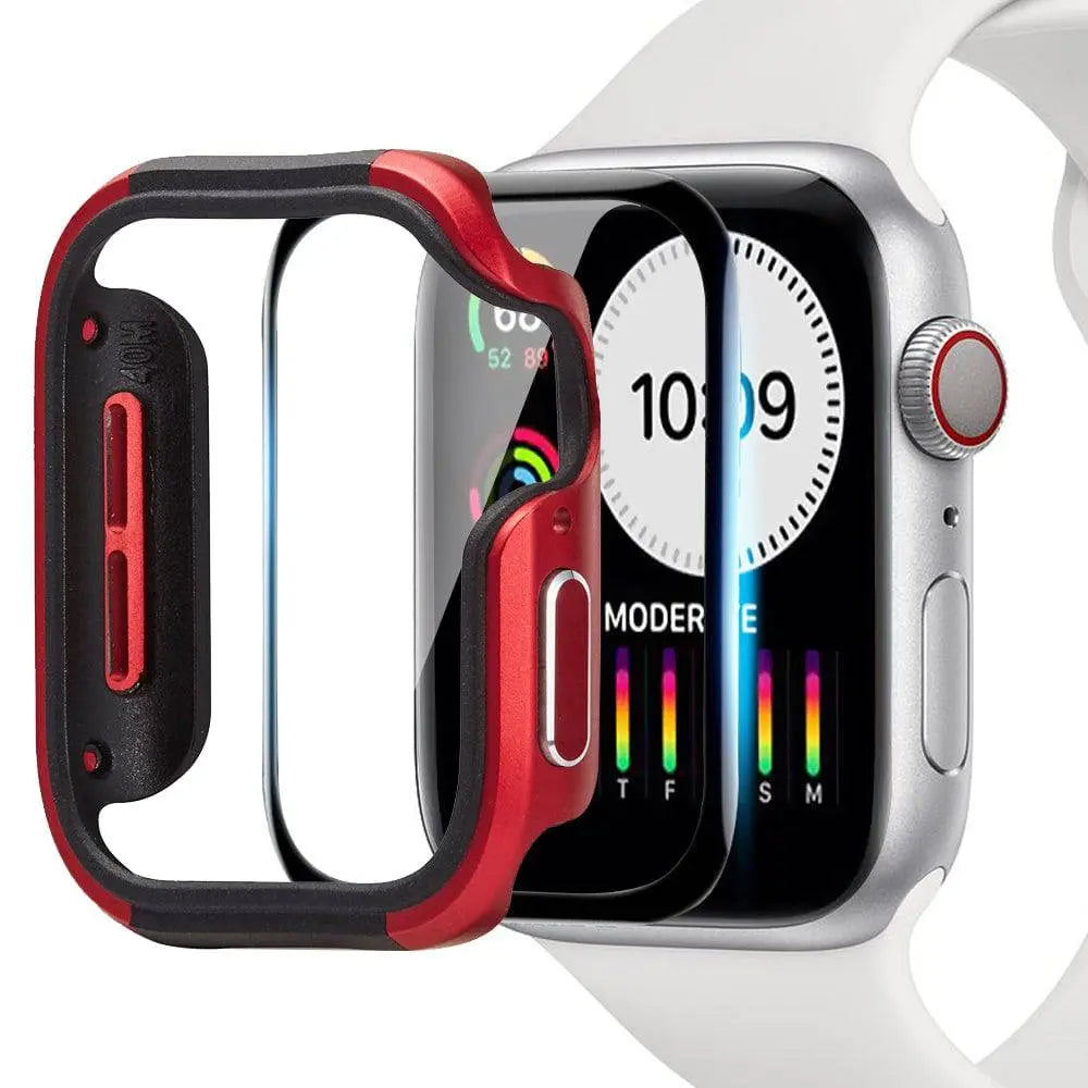 Apple Watch SE Series 6 Aluminum Screen Protector Case - Pinnacle Luxuries