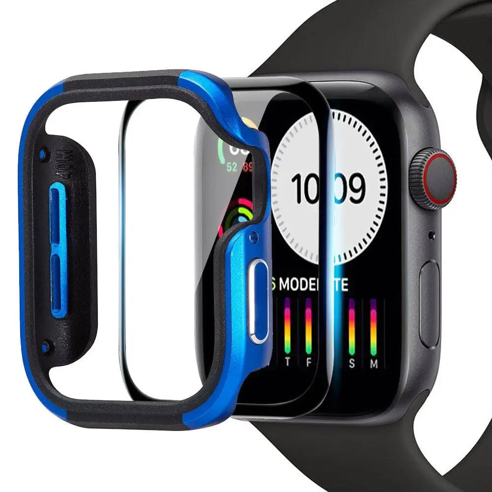 Apple Watch SE Series 6 Aluminum Screen Protector Case - Pinnacle Luxuries