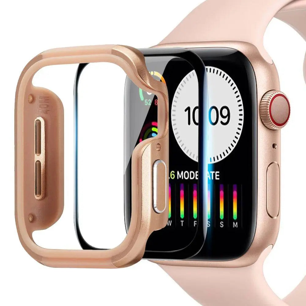Apple Watch SE Series 6 Aluminum Screen Protector Case - Pinnacle Luxuries