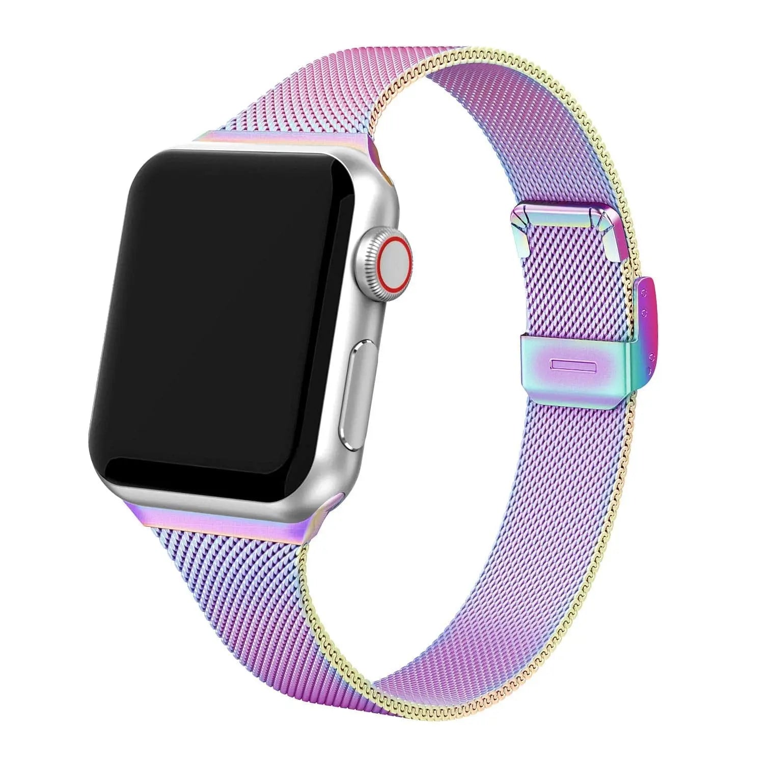 Premium Thin Stainless Steel Mesh Band For Apple Watch Series 7 41mm 45mm - Pinnacle Luxuries