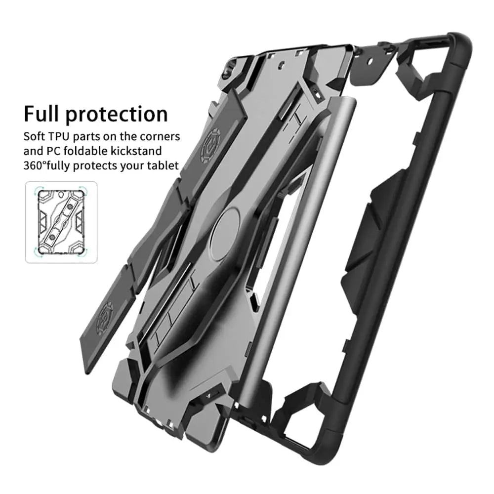 Apple iPad Air 9.7 Inch Heavy Duty Anti Shock Case Cover With Hand Strap Stand - Pinnacle Luxuries